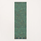 Oog van Ra Egyptian Hieroglyphs Chic Yogamat (Voorkant)