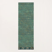 Oog van Ra Egyptian Hieroglyphs Chic Yogamat (Achterkant)