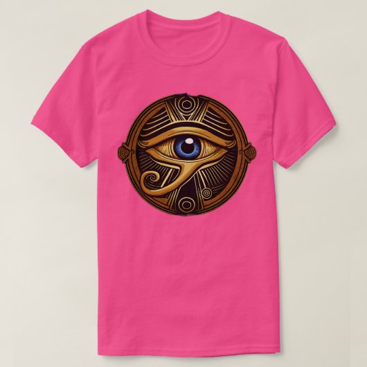 Oog van Ra Egyptisch Symbool T-shirt (Design voorkant)