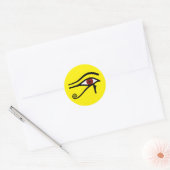 Oog van Ra - Egyptische God Ronde Sticker (Envelop)