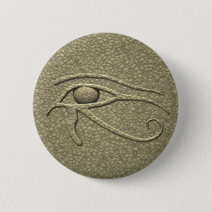 Oog van Ra Ronde Button 5,7 Cm