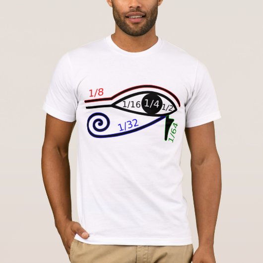 Oog van Ra-wiskunde T-shirt (Voorkant)