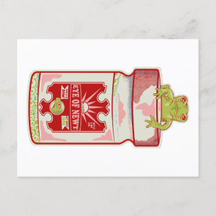 Oog van salamander Macbeth Briefkaart