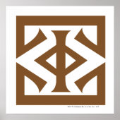 Oog van Sauron Poster (Voorkant)