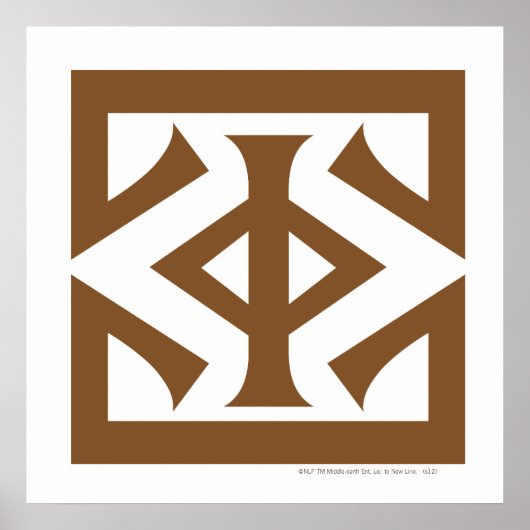 Oog van Sauron Poster (Voorkant)