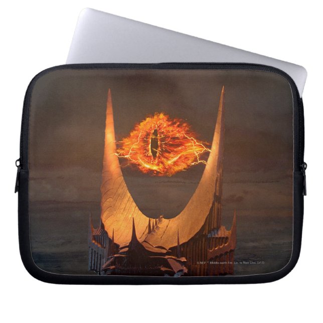 Oog van Sauron-toren Laptop Sleeve (Voorkant)