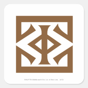 Oog van Sauron Vierkante Sticker