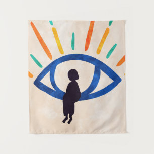 Oog van stilte wandkleed