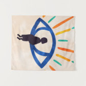 Oog van stilte wandkleed (Voorkant (horizontaal))