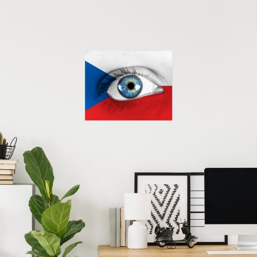 Oog van Tsjechisch Poster (Thuiskantoor)