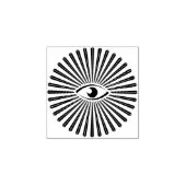 Oog van Voorzienigheid, Psychisch - Medium - Helde Rubberstempel (Afrduk)