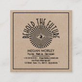 Oog van Voorzienigheid, Psychisch - Medium - Helde Vierkante Visitekaartje (Voorkant)