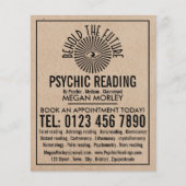 Oog van Voorzienigheid, Psychische Lezing Adverter Flyer (Voorkant)