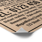 Oog van Voorzienigheid, Psychische Lezing Adverter Poster (Hoek)