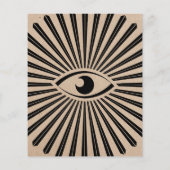 Oog van voorzienigheid, psychische lezing prijslij flyer (Achterkant)