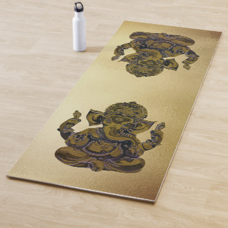Oog-vangstmetaal op Indische olifant Ganesh Yogamat