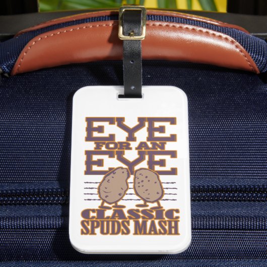 Oog voor een oog bagagelabel (Voorkant Insitu 2)