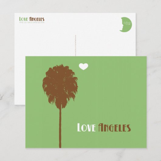 oog werd verliefd.. briefkaart (Voorkant / Achterkant)