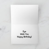 Oog wil je gelukkig bevallen. kaart (Binnen)