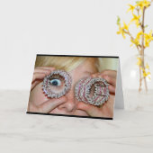 Oog wil je gelukkig bevallen. kaart (Gele Bloem)