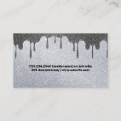 Oog Wimper Glitter | Make-up Kit | Glitter Drip Visitekaartje (Achterkant)