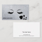 Oog Wimper Glitter | Makeup Kwasten Visitekaartje (Voorkant / Achterkant)