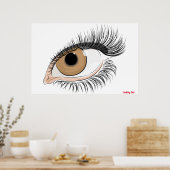 Oog Wimper Poster (Keuken)