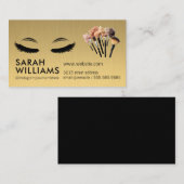 Oog Wimpers Tech | Make-upkwasten Visitekaartje (Voorkant / Achterkant)