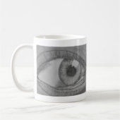 Oog zie je koffie Mok (Links)