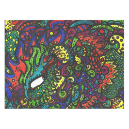 Oog zie je magisch oog tafelkleed