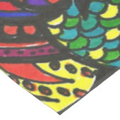 Oog zie je magisch oog tafelkleed (Gekanteld)