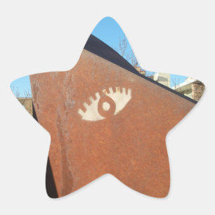 Oog zie je stickers