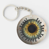 👁️ Oog zie uw sleutels Sleutelhanger (Voorkant)