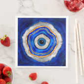 Oogaandoeningen en gouden Waterverf Servet (Insitu)