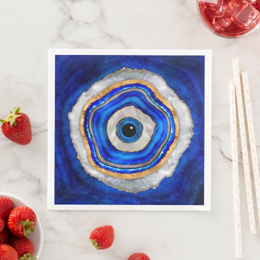 Oogaandoeningen en gouden Waterverf Servet (Insitu)