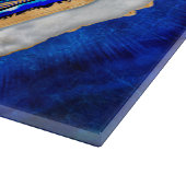 Oogaandoeningen en gouden Waterverf Snijplank (Hoek)