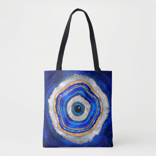 Oogaandoeningen en gouden Waterverf Tote Bag (Voorkant)