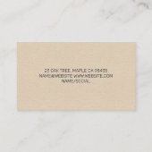 oogapparaat | optometrist visitekaartje (Achterkant)