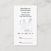 Oogarts Afspraak Herinnering visitekaartjes Afsprakenkaartje (Voorkant)