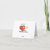 Oogarts en personeel Dank u voor de Optometriedag Kaart (Achterkant)