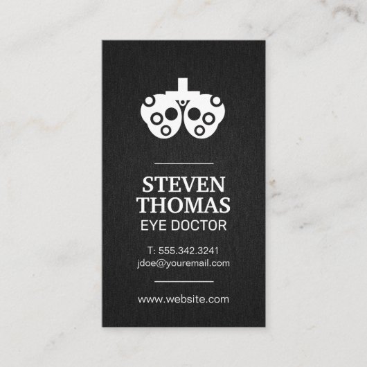 oogarts | Horopter Visitekaartje (Voorkant)