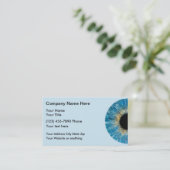 Oogarts Kantoor Visitekaartje (Staand voorkant)