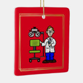 Oogarts met Ornament voor de Examstoel (Rechts)