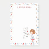 Oogarts of oogverpleger op maat post-it® notes (Voorkant)