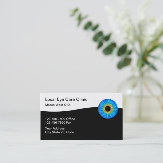 Oogarts Oftalmoloog Benoeming Visitekaartje (Staand voorkant)