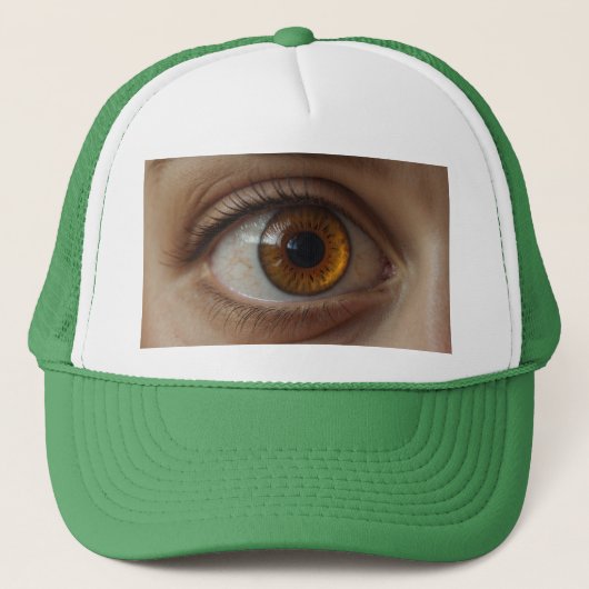oogarts oogarts rare fun hazel oog trucker pet (Voorkant)