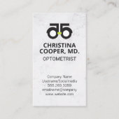 oogarts | oogonderzoek | optometrist visitekaartje (Voorkant)