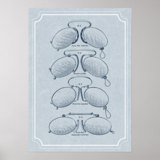 Oogarts, Optometrist of Opticiens Kantoor Poster (Voorkant)