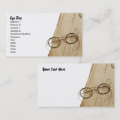  oogarts - specificaties en bril visitekaartje (Voorkant / Achterkant)