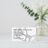 Oogarts van optometrie Kantoor Visitekaartje (Staand voorkant)